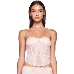 I.Am.Gia Demie Corset Top Pink Women's Small‎